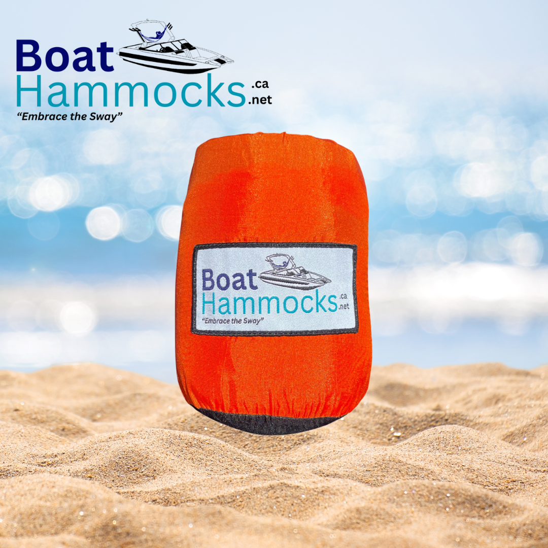 Boat Hammock | Orange &amp; Black