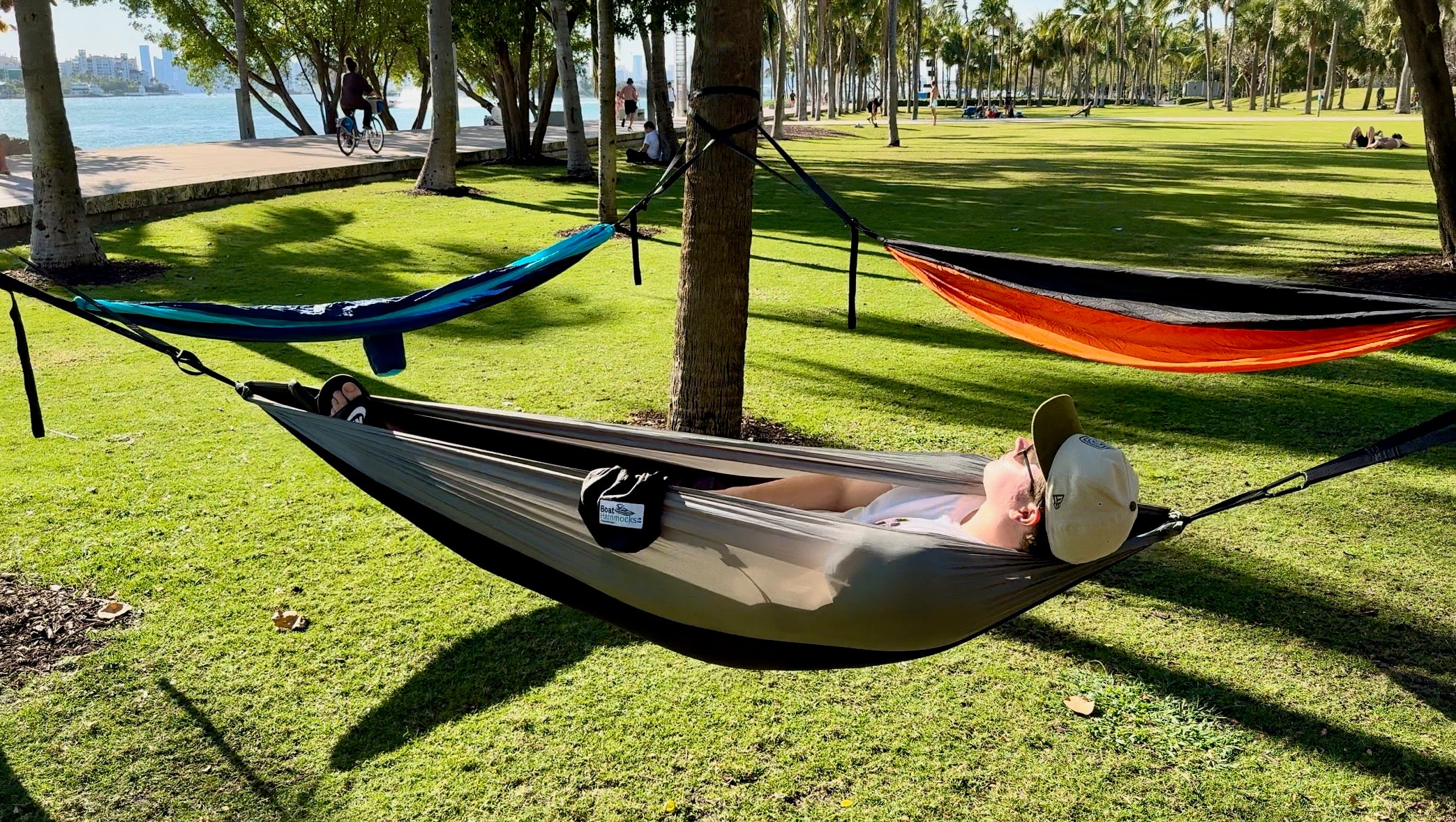 Boat Hammock | Black & Grey